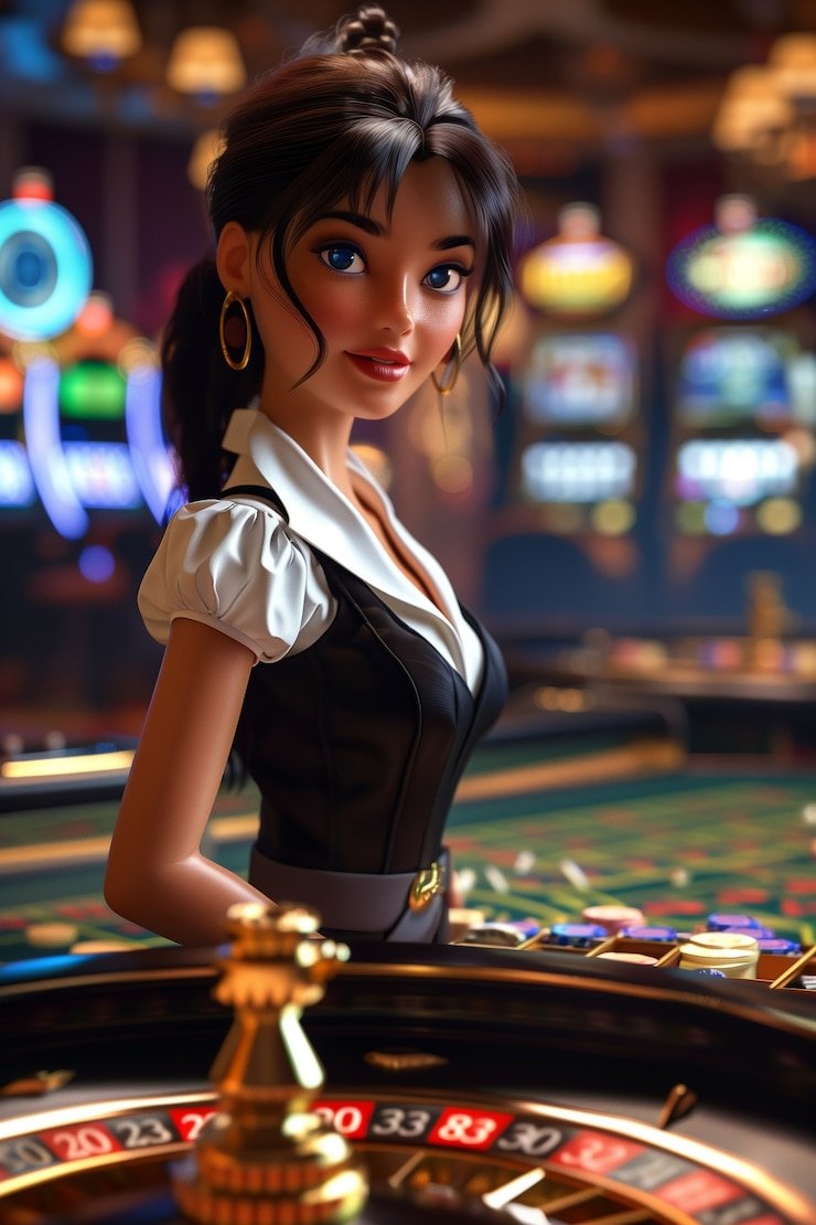 punyatoto Bandar Poker table interface with live dealer and player positions